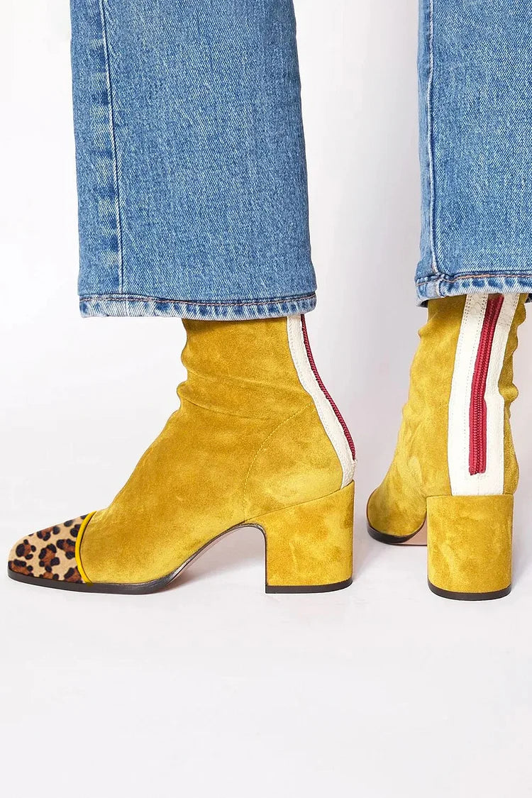Nova | Mid-Heel Ankle Boot with Sporty Details