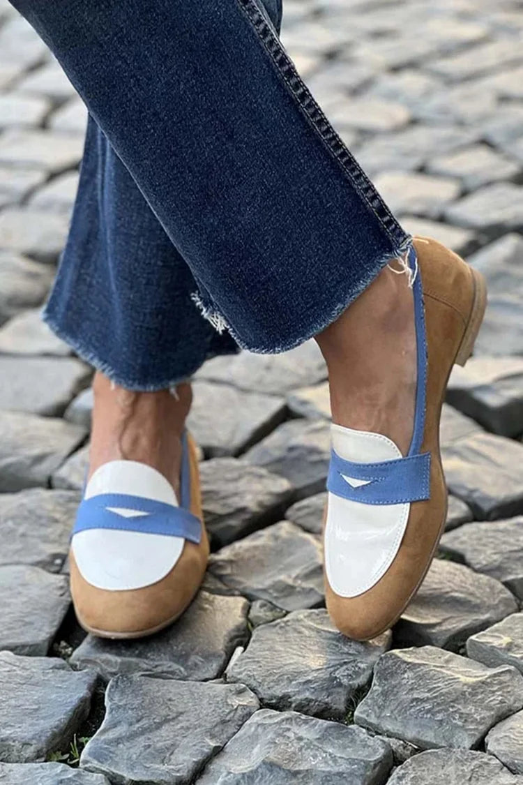 Lina | Color-Block Loafers