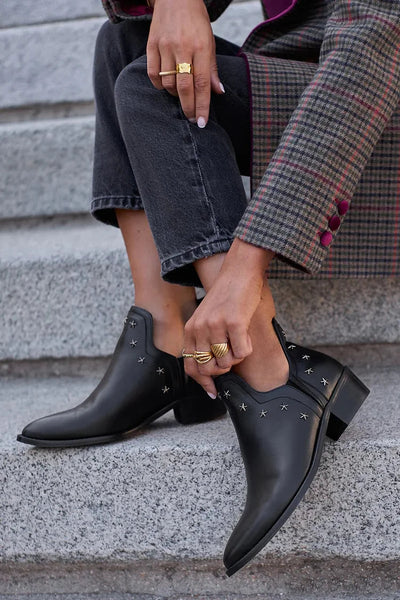 Stella | Ankle Boot with Star Details