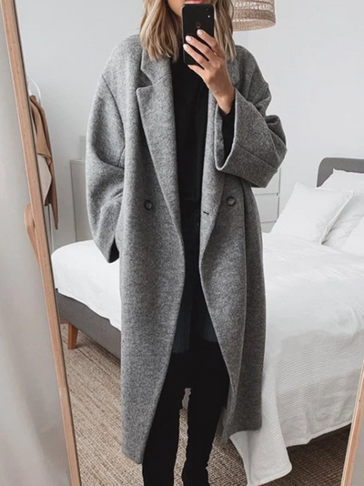Rowan | Longline Wool-Blend Comfort Jacket