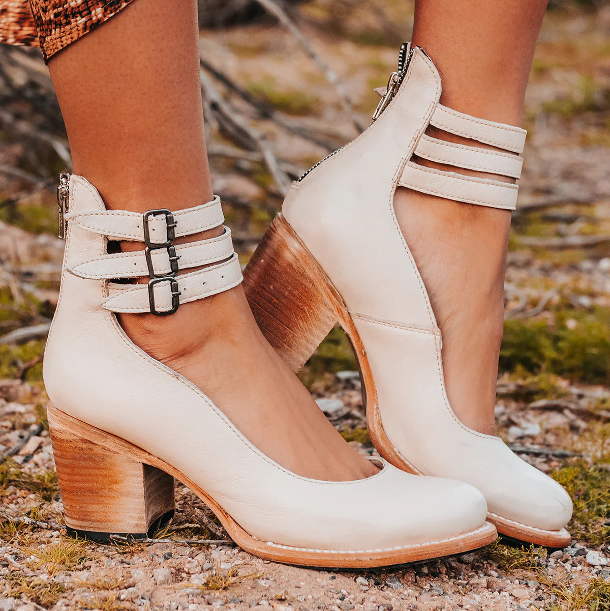 Elara | Vintage Leather Pumps