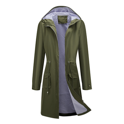 Sloane | Waterproof Hooded Trenchcoat