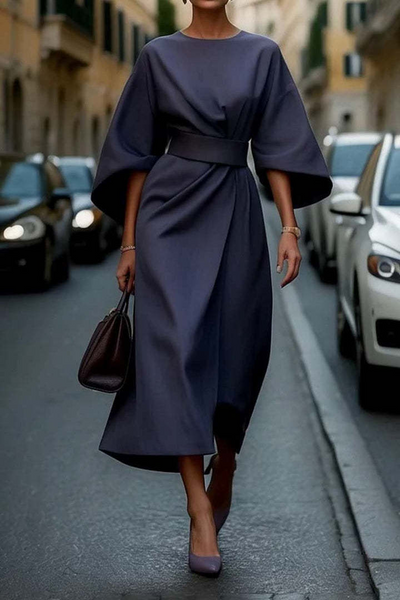 Harlowe | Dramatic Sleeve Cinch Dress
