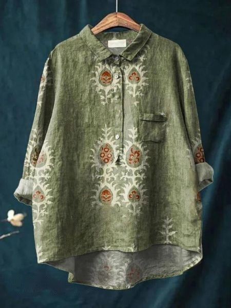 Liliane | Breezy Floral Print Blouse
