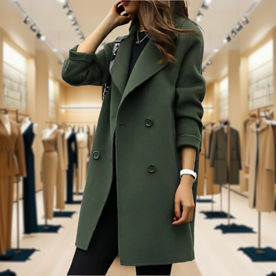 Adelina | Iconic Double-Breasted Trench Coat
