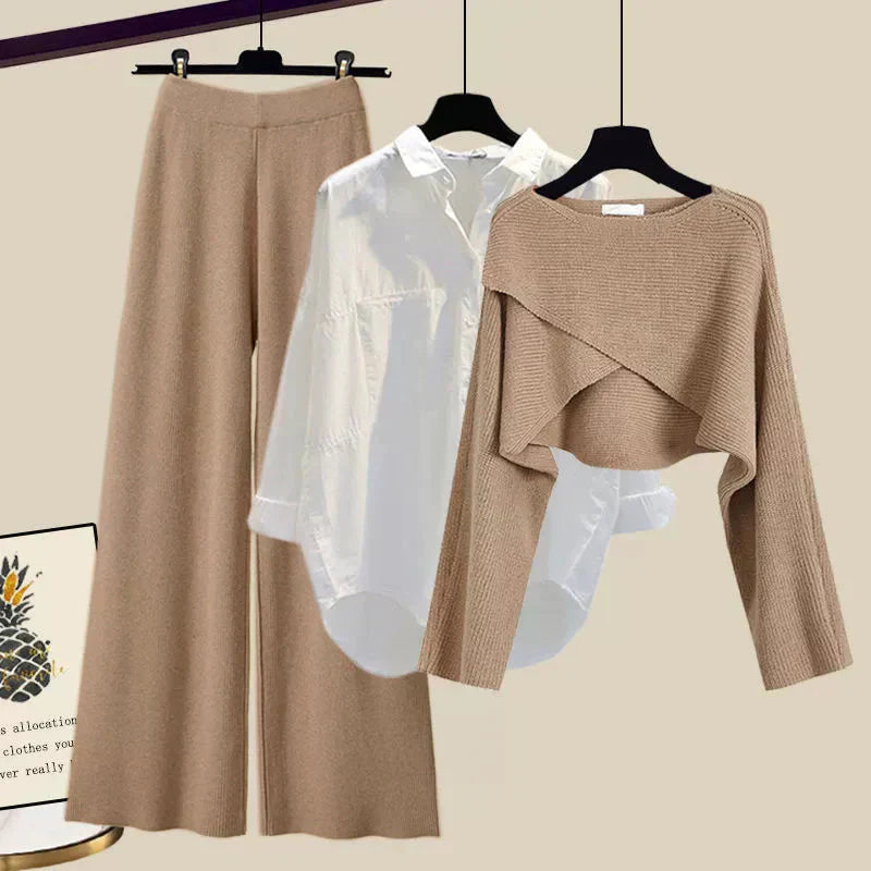 Sutton | 3-Piece Relaxed Knitwear Ensemble