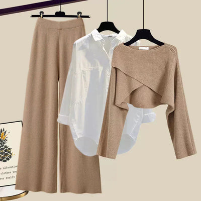 Sutton | 3-Piece Relaxed Knitwear Ensemble