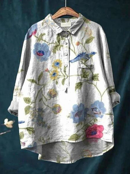 Liliane | Breezy Floral Print Blouse