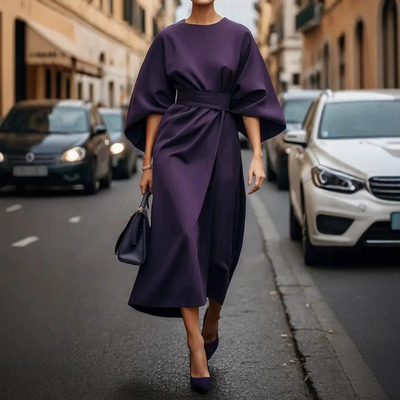 Harlowe | Dramatic Sleeve Cinch Dress