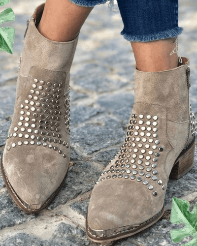 Rebel | Ankle Boots with Studs