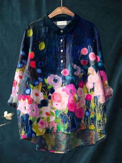 Liliane | Breezy Floral Print Blouse