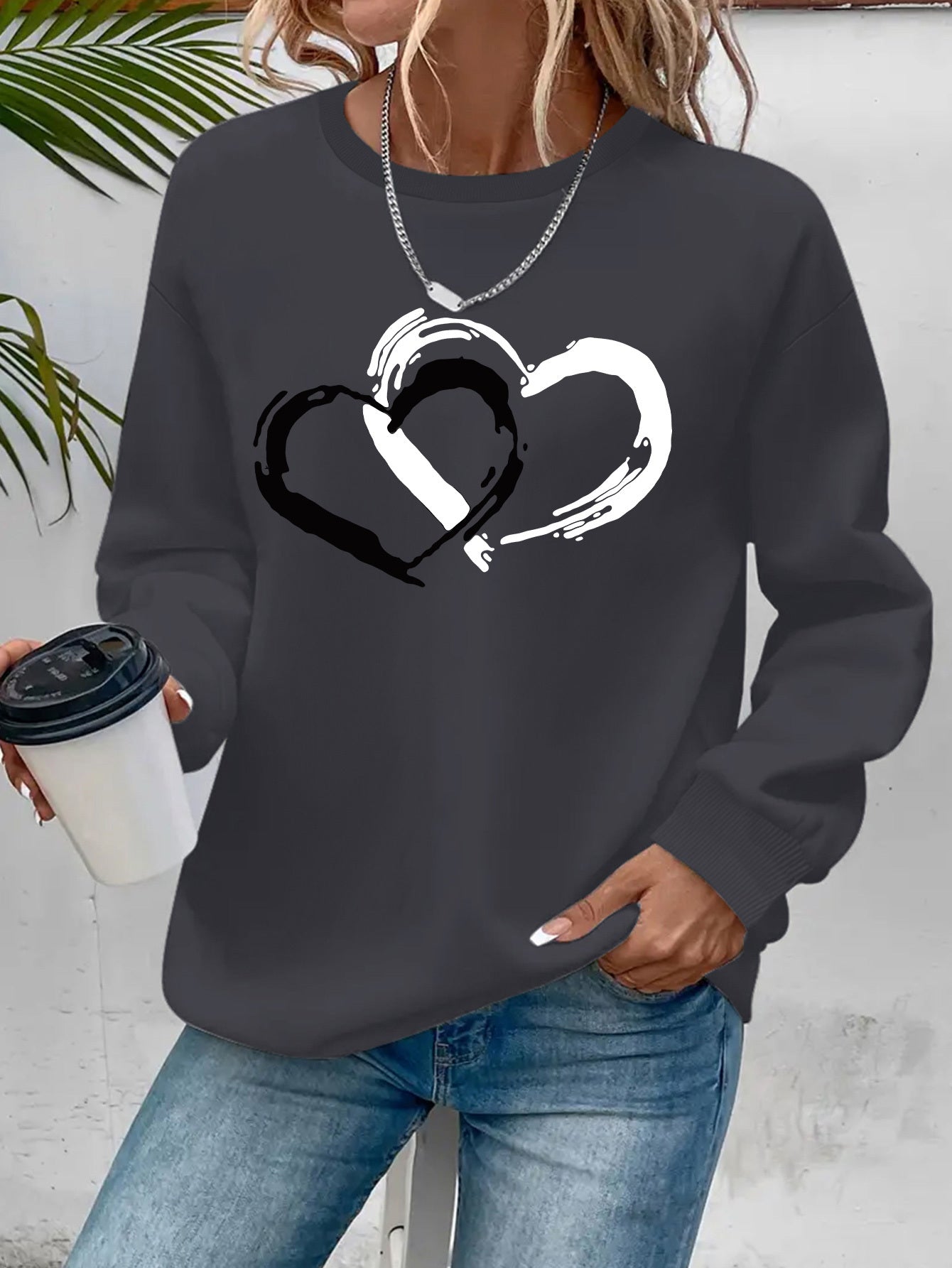 Juliette | Heart Detail Knit Sweater