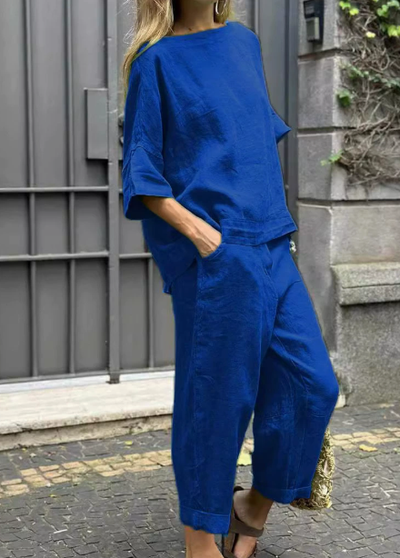 Solene | Cotton-Linen Two-Piece Set