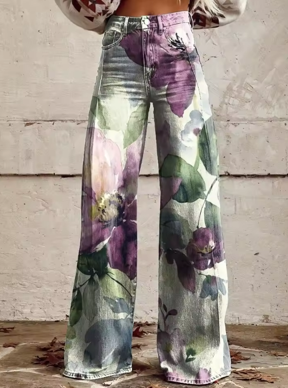 Sierra | Retro Boho Flare Trousers