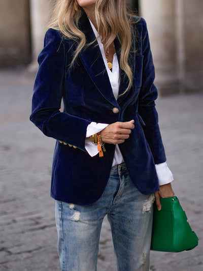 Harper | Timeless Velvet Blazer
