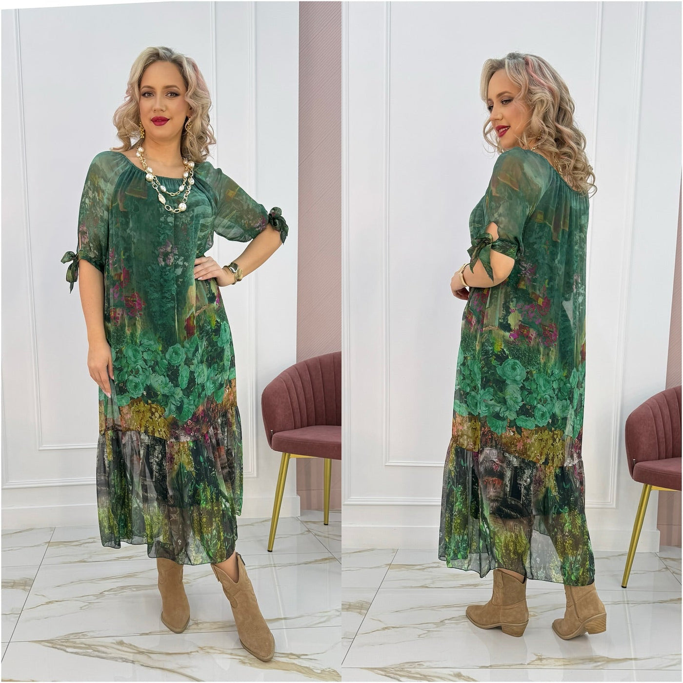 Harper | Airy and Breathable Midi Dress