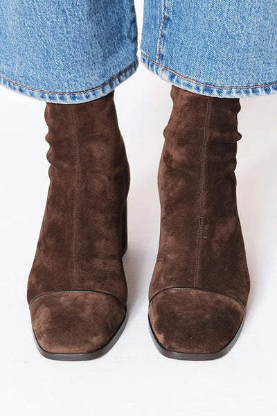 Arden | Square Toe Heeled Boots