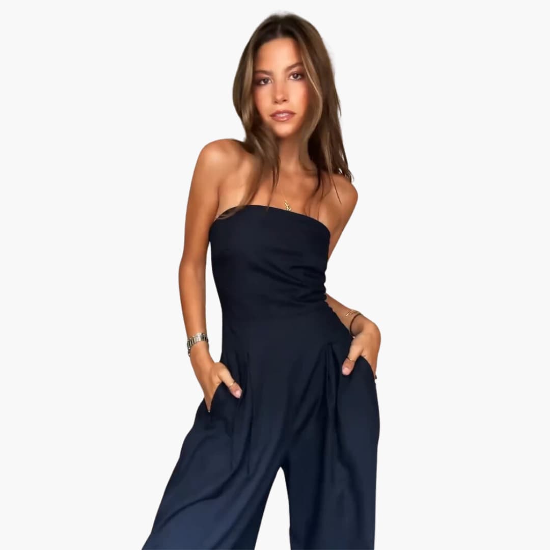 Emery | Backless Loose Leg Jumpsuit