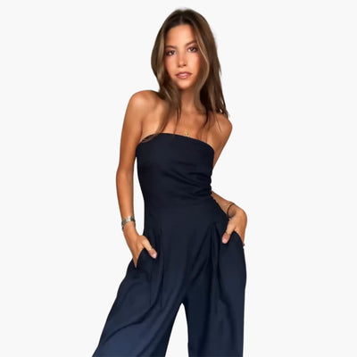 Emery | Backless Loose Leg Jumpsuit
