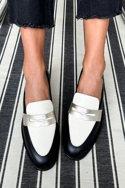 Avery | Monochrome Classic Loafers