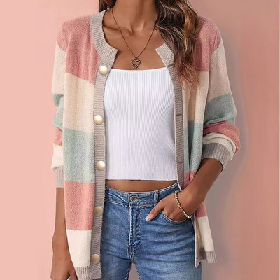 Dakota | Colorblock Knit Cardigan