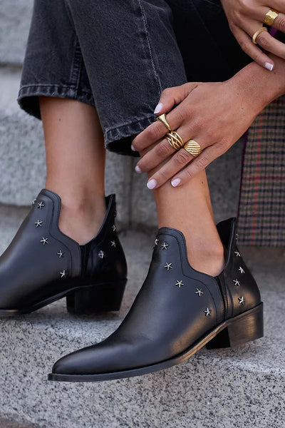 Stella | Ankle Boot with Star Details