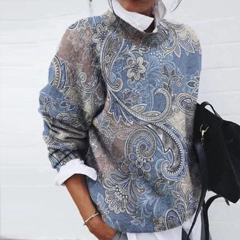 Aubrey | Printed Pullover Sweater