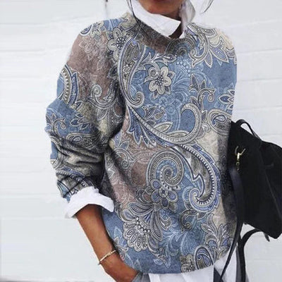 Aubrey | Printed Pullover Sweater