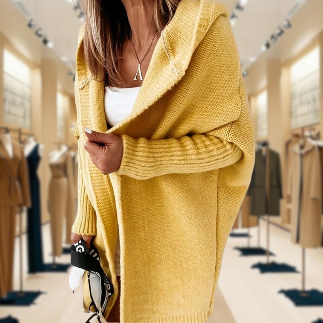 Destiny | Oversized Hooded Knit Cardigan