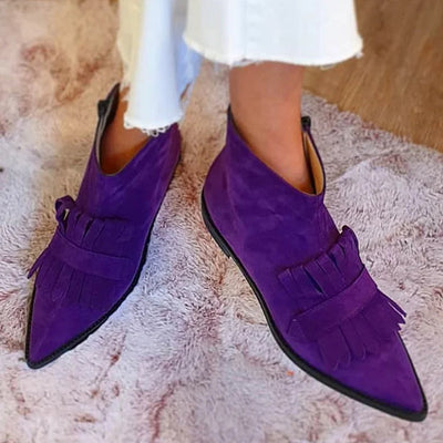 Sienna | Fringed Ankle Boots