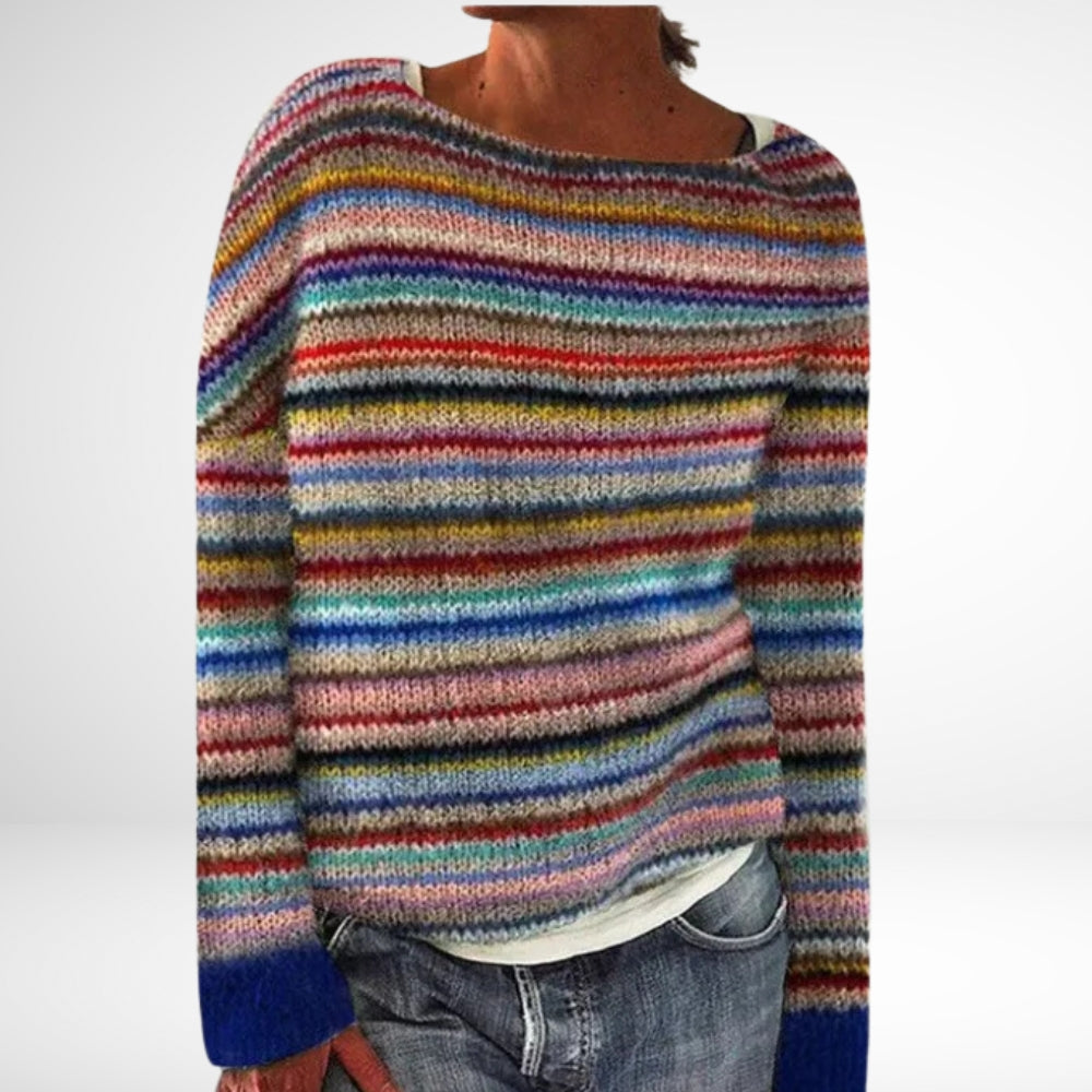 Reagan | Colorblock Knit Pullover