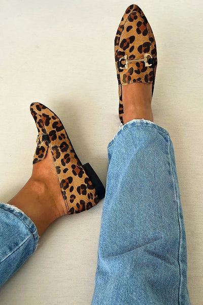 Elara | Loafer with Metallic Detail