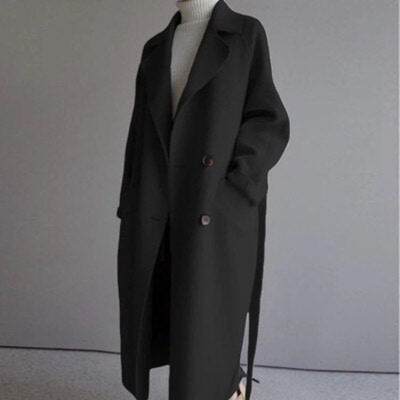 Evelyn | Wool-Blend Trench Coat