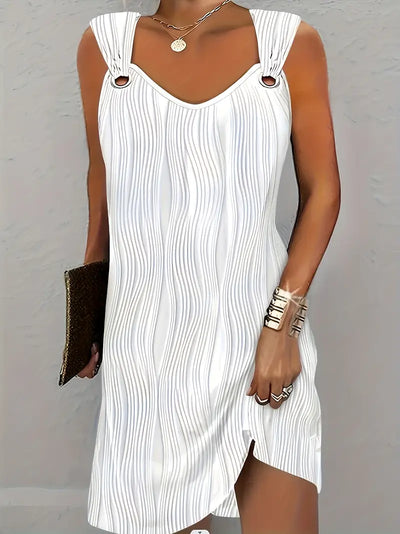 Raya | Textured Sleeveless Mini Dress