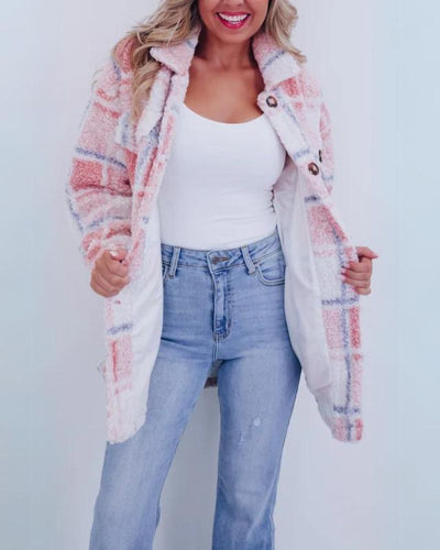 Sierra | Polar Fleece Plaid Jacket