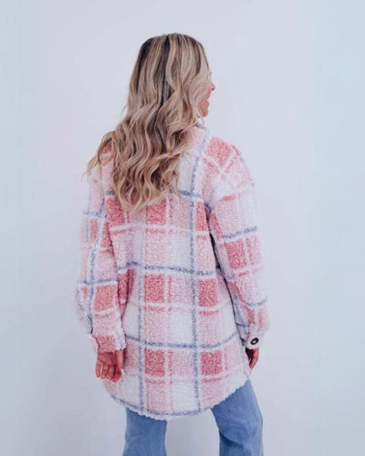 Sierra | Polar Fleece Plaid Jacket