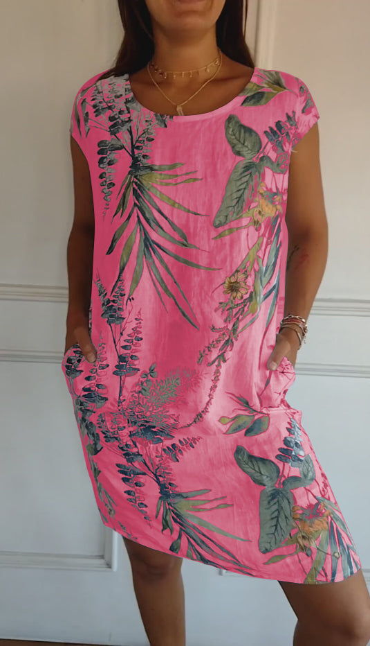 Delaney | Comfy Round Neck Dress