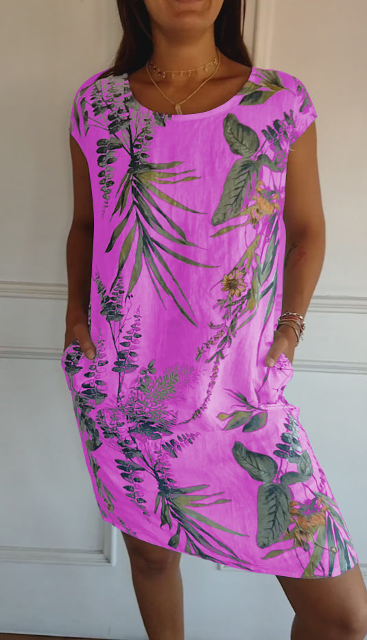 Delaney | Comfy Round Neck Dress