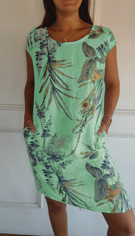 Delaney | Comfy Round Neck Dress