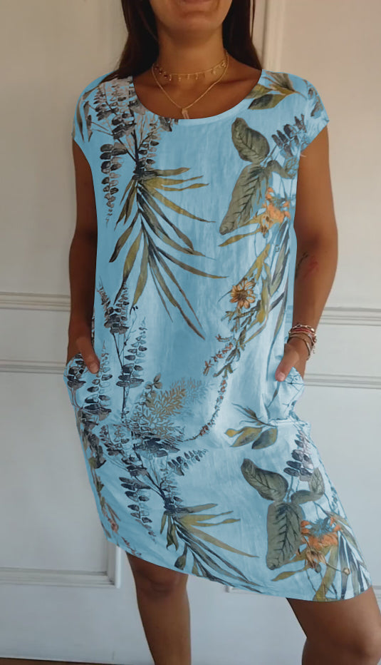 Delaney | Comfy Round Neck Dress
