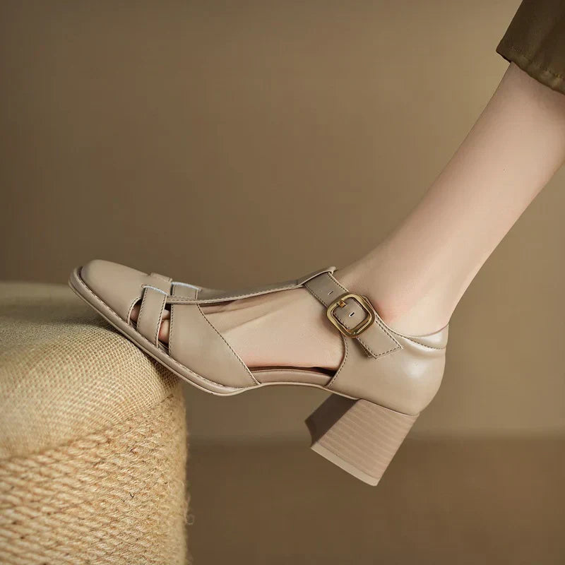 Solenza | Michela Square Toe Sandals