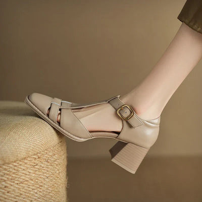 Solenza | Michela Square Toe Sandals
