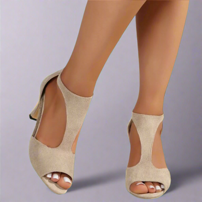 Serena | Cutout Peep Toe Heels
