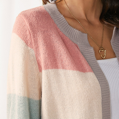 Dakota | Colorblock Knit Cardigan