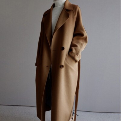 Evelyn | Wool-Blend Trench Coat