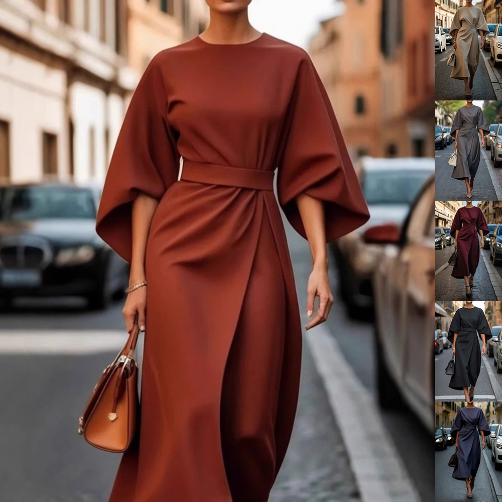 Harlowe | Dramatic Sleeve Cinch Dress