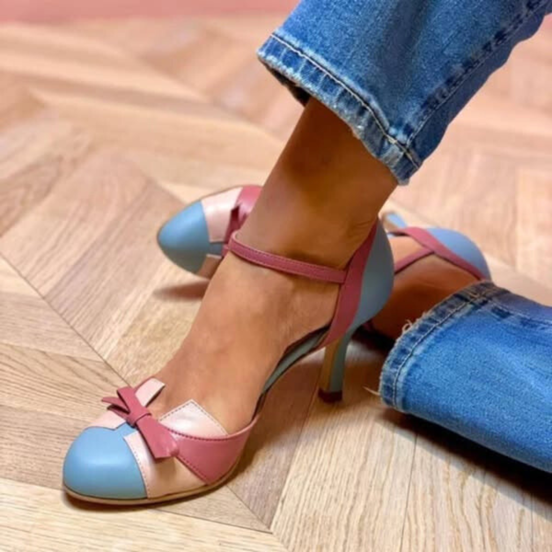 Elara | Colorblock Heel Pumps