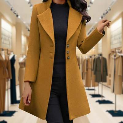 Savannah | Slim Fit Long Sleeve Coat
