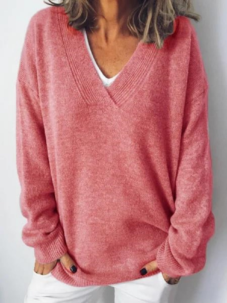 Elara | V-Neck Cashmere Pullover