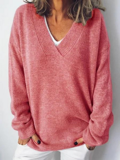 Elara | V-Neck Cashmere Pullover